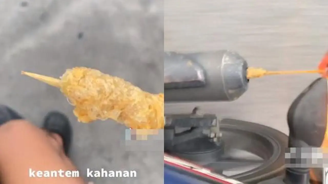 Jangan Ditiru, Pria Ini Jebak Temannya dengan Makanan yang Diasapi Knalpot