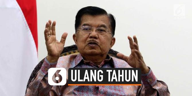 VIDEO: Ulang Tahun Ke-78, Jusuf Kalla Tak Gelar Perayaan Khusus