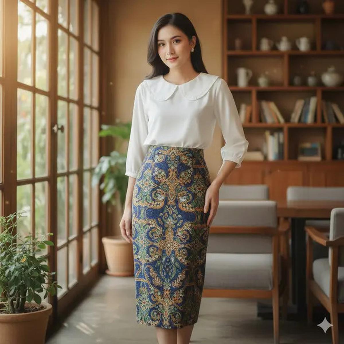 Rok Batik Midi Cocok dengan Baju Apa? Ini 9 Pilihan yang Bikin Penampilan Makin Stylish