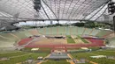 Pada Euro 2024, Olympiastadion menjadi saksi tersingkirnya juara bertahan Italia di babak 16 besar usai kalah 0-2 dari Swiss (29/6/2024). (Bola.com/Gerendo Pradigdo)