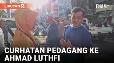 Blusukan ke Pasar Kranggan, Ahmad Luthfi Kantongi Keluh Kesah Pedagang