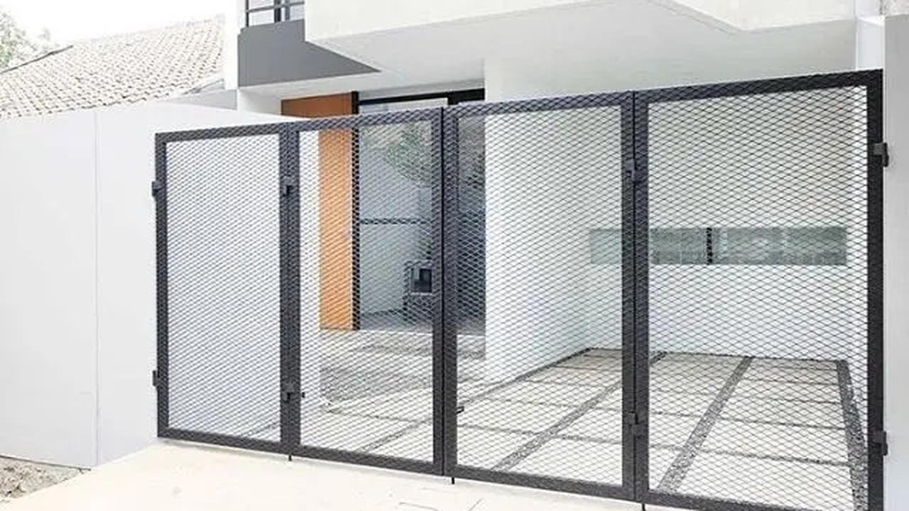 Model Pagar Besi Ala Rumah Industrial yang Unik dan Estetis