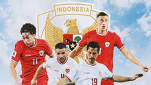 Timnas Indonesia - Rafael Struick, Calvin Verdonk, Thom Haye, Jay Idzes (Bola.com/Adreanus Titus)