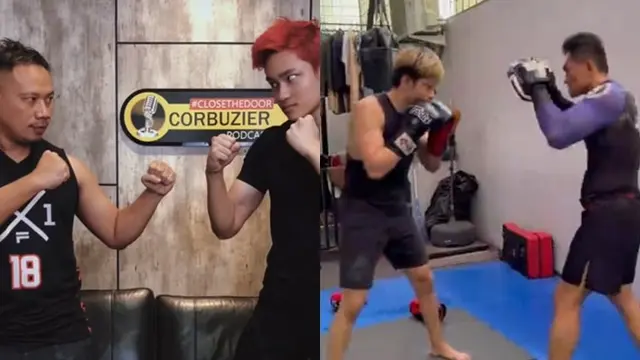 6 Potret Persiapan Azka Corbuzier Jelang Tinju Lawan Vicky Prasetyo