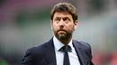 Andrea Agnelli - Orang nomor satu di Juventus ini rela  memilih mundur dari posisinya sebagai presiden European Club Association (ECA). Kini ia menjabat sebagai wakil presiden di Liga Super Eropa. (AFP/Miguel Medina)