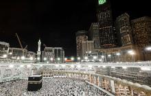 Masya Allah, Pemandangan Indah Langit Sore di Mekkah Bikin Takjub, Warna Ungu Suasana Tenang