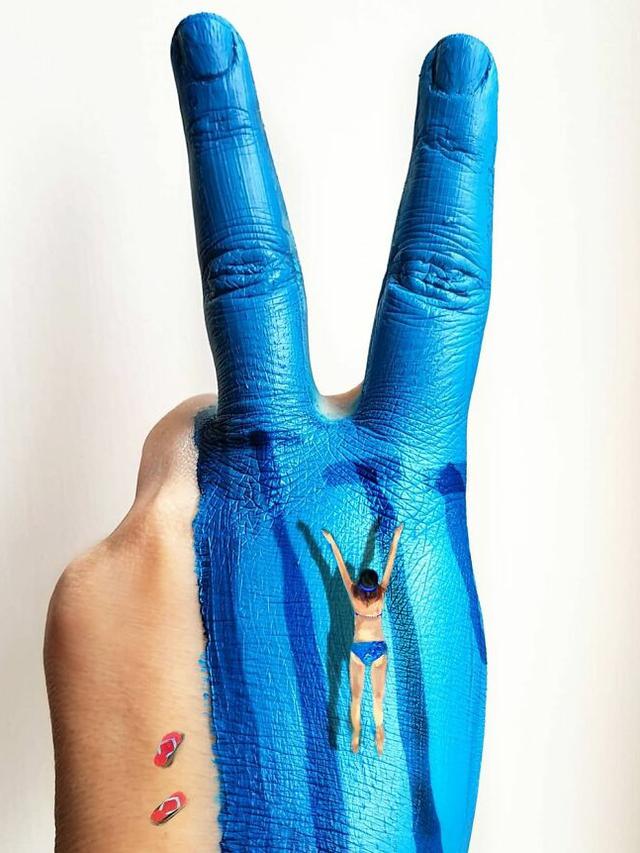 Jadikan Tangan Sebagai Kanvas, 6 Karya Seniman Ini Bak Sungguhan