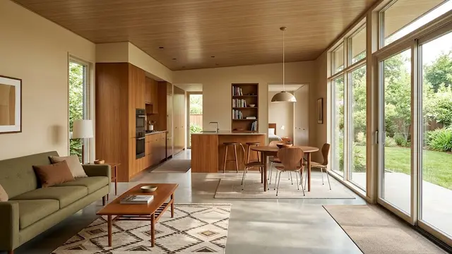 Gaya Rumah Mid-Century Modern