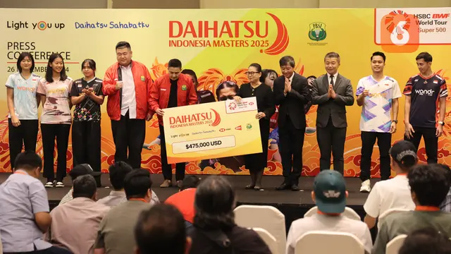 Konferensi Pers Indonesia Masters 2025