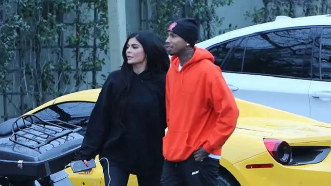 Kylie Jenner dan Tyga diduga seudah menikah.(AFP/Bintang.com)