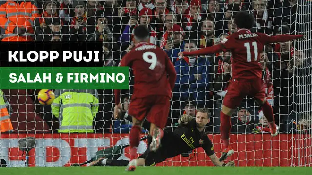 Berita Video Pujian Untuk Mo Salah dan Firmino Usai Liverpool Kalahkan Arsenal 5-1