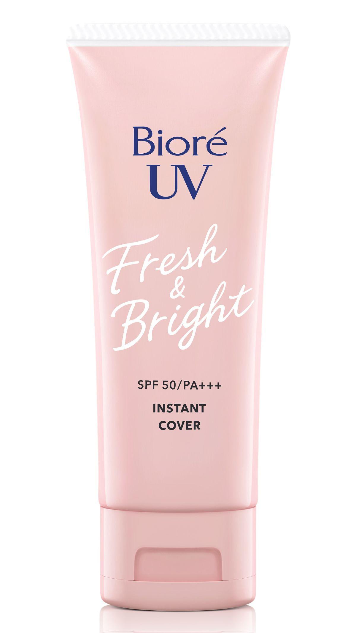 1. Biore UV Fresh &amp; Bright Instant Cover SPF 50+ PA+++<br>