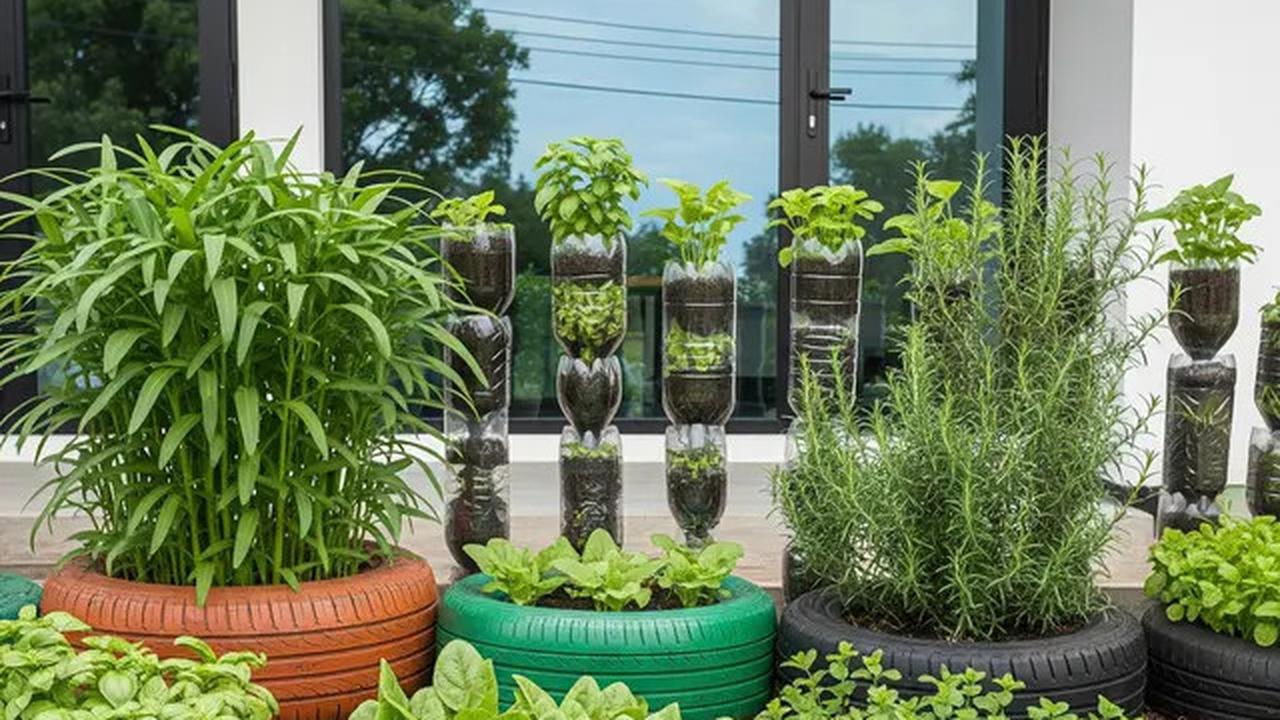 Cara Membuat Kebun Sayur Sederhana di Rumah dengan Barang Bekas