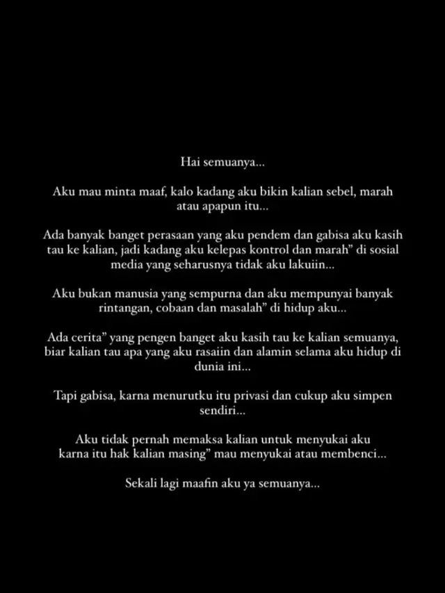 Unggahan Lolly anak Nikita Mirzani. (Foto: Dok. Instagram @1a.uraa)