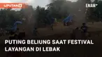 Beredar video viral terkait munculnya angin puting beliung di festival layangan, Minggu (03/09/2023). Kemunculan tersebut terjadi saat diselenggarakannya Festival Layangan di Cimarga, Kab. Lebak