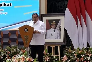 Gubernur DKI Jakarta Pramono Anung di Balai Kota DKI Jakarta, Rabu (24/6/2026). (Foto: Liputan6.com/Winda Nelfira).