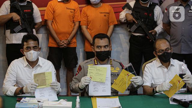 FOTO: Vokalis Deadsquad Dihadirkan saat Rilis Penyalahgunaan Narkoba