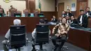 Tiga terdakwa menjalani sidang perdana dalam rangkaian perkara dugaan korupsi dan TPPU di Pengadilan Tipikor Jakarta Pusat. Mereka yakni mantan Jampidsus Febrie Adriansyah, Don Ritto, dan Nurman Herin.(KLY/Budy Santoso)