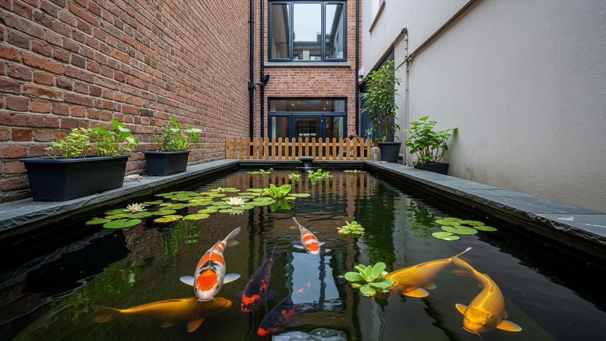 8 Inspirasi Kolam Ikan Koi Lahan Sempit, Tampilannya Mempercantik Hunian