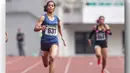 Dikenal sebagai atlet lari dari kontigen Indonesia untuk Olimpiade Tokyo 2020, Alvina Tehupeiory ternyata merupakan seorang anggota TNI Angkatan Darat Wanita. (instagram/alvinatehupeiory)