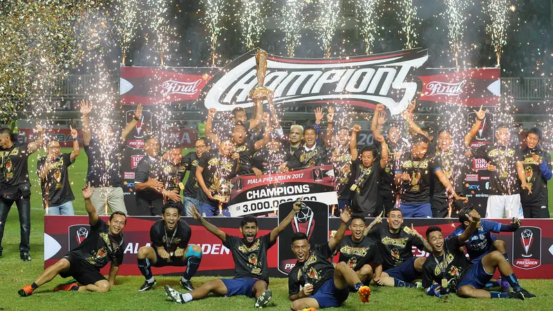  Arema FC menjadi juara Piala Presiden 2017 
