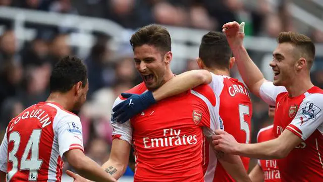 Kandaskan Newcastle, Arsenal Tempel Ketat ManCity di Klasemen