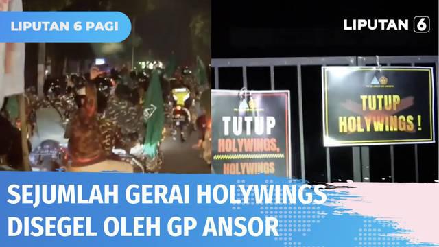 Gerakan Pemuda Ansor DKI Jakarta memenuhi janji, menyegel sejumlah kafe Holywings di sejumlah wilayah Ibu Kota. Aksi ini sebagai bentuk protes terhadap promosi minuman beralkohol, yang bernuansakan penistaan agama.
