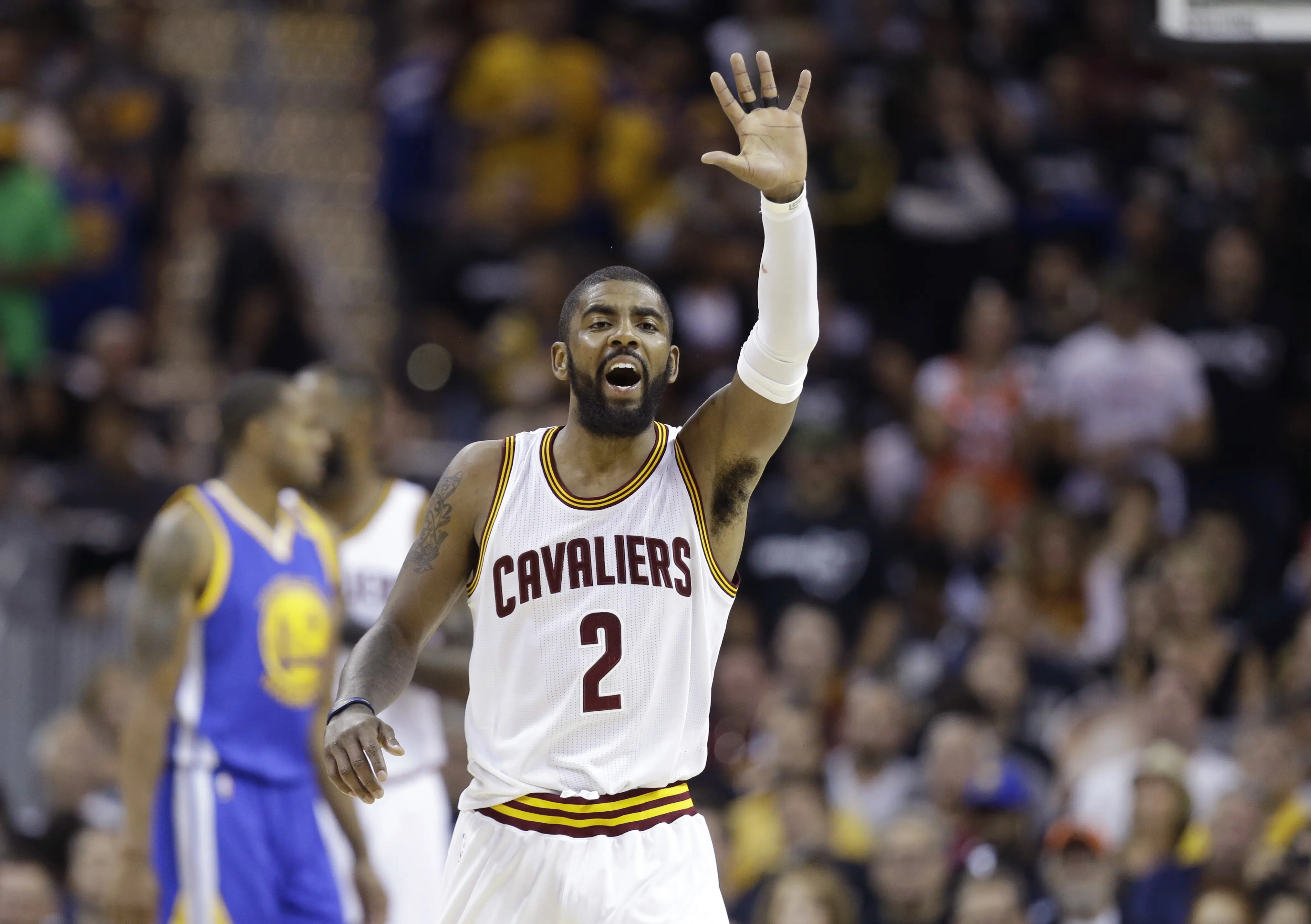 Kyrie Irving. (AP Photo/Tony Dejak)