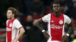 Quincy Promes. Serupa dengan Nick Marsman, sayap kiri Belanda berusia 30 tahun yang sejak tengah musim 2020/2021 memperkuat Spartak Moscow ini juga tercatat 3 kali dilatih oleh Erik ten Hag bersama 3 klub berbeda. Sebagai sesama penghuni Akademi FC Twente, ia juga dibawa serta saat Erik ten Hag meninggalkan FC Twente menuju Go Ahead Eagles. Saat Erik ten Hag membesut Ajax mulai tengah musim 2017/2018 hingga akhir musim 2021/2022, Quincy Promes didatangkan ke Ajax dari Sevilla pada awal musim 2019/2020 dan akhirnya meninggalkan Ajax menuju Spartak Moscow pada tengah musim 2020/2021. (AFP/ANP/Maurice van Steen)