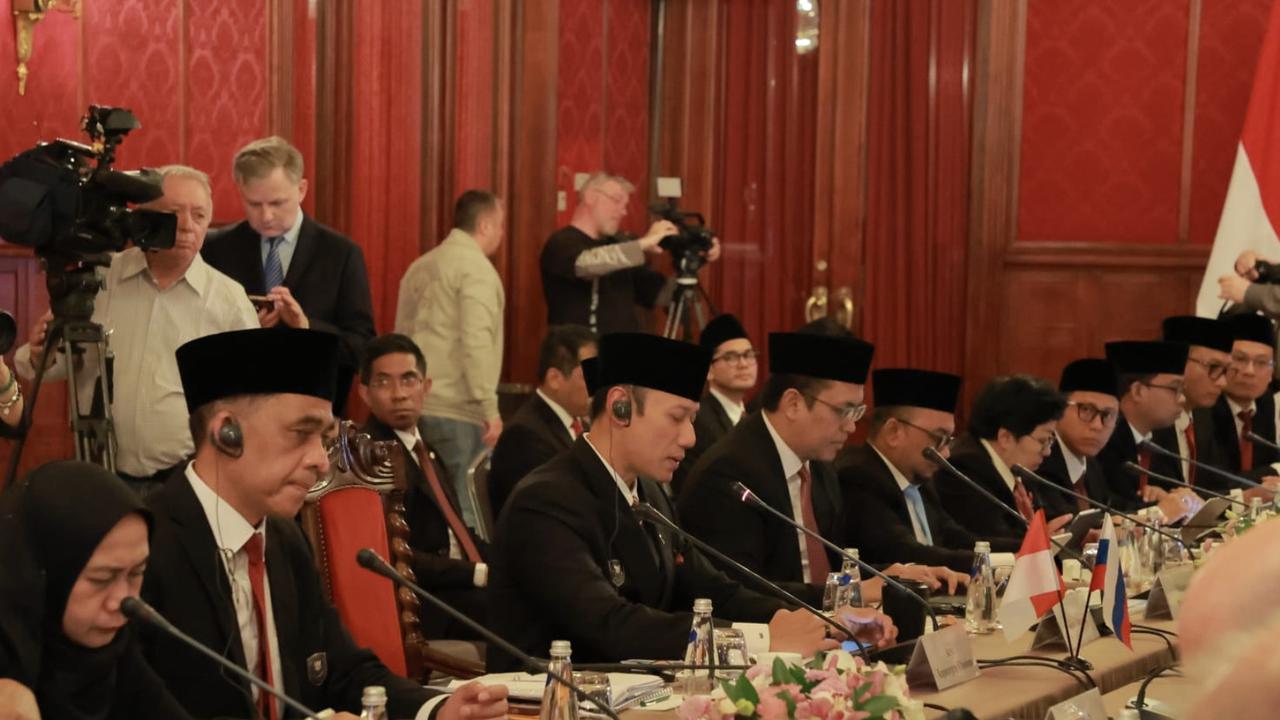 Menko AHY Pimpin Konsultasi Bilateral, Indonesia-Rusia Sepakat Perkuat Kerja Sama Perkapalan dan Konektivitas Maritim