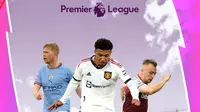 Premier League - Kevin de Bruyne, Jadon Sancho, Jarrod Bowen (Bola.com/Adreanus Titus)