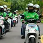 GoTo targetkan seluruh pengemudi Gojek gunakan kendaraan listrik pada 2030. (Dok. Twitter/@gojekindonesia)