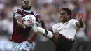 Setan Merah kalah dari tuan rumah West Ham United dengan skor 1-0.  (AP Photo/Ian Walton)