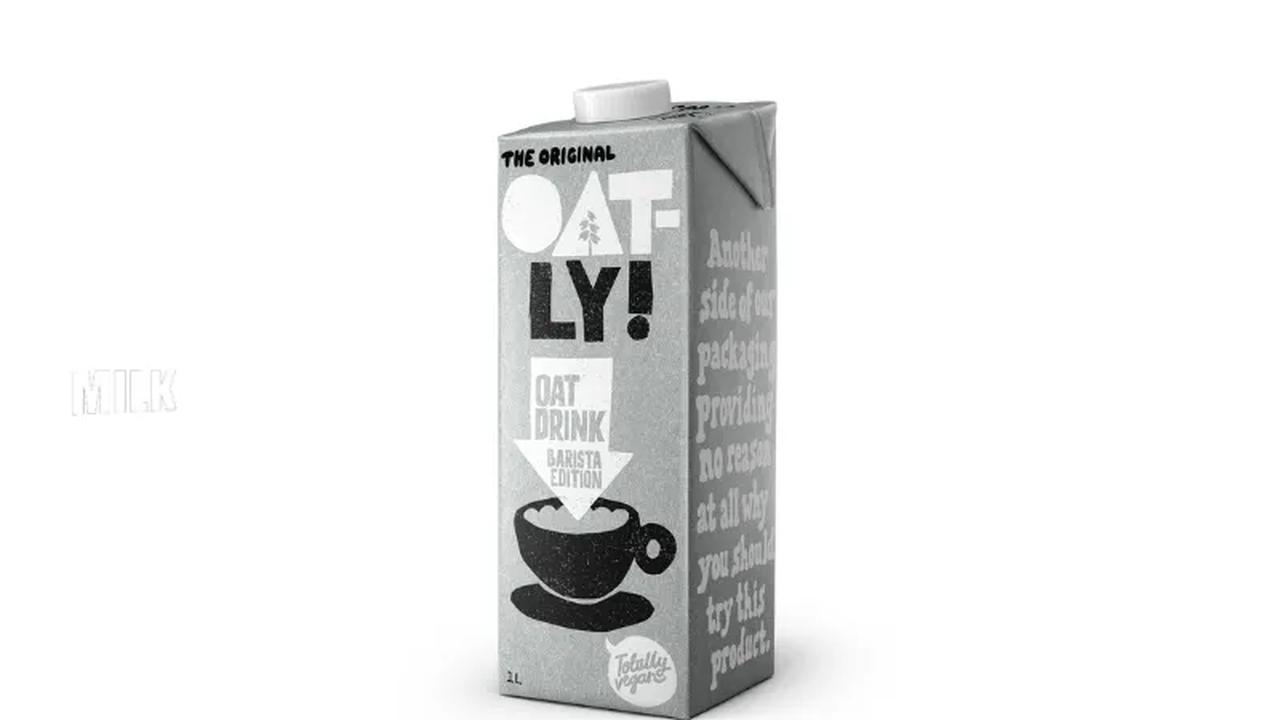 2. Oatly! Oat Drink Barista Edition