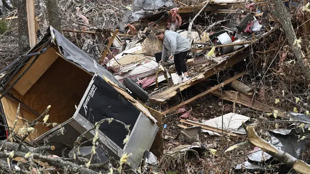 Tornado Hantam Tennessee AS