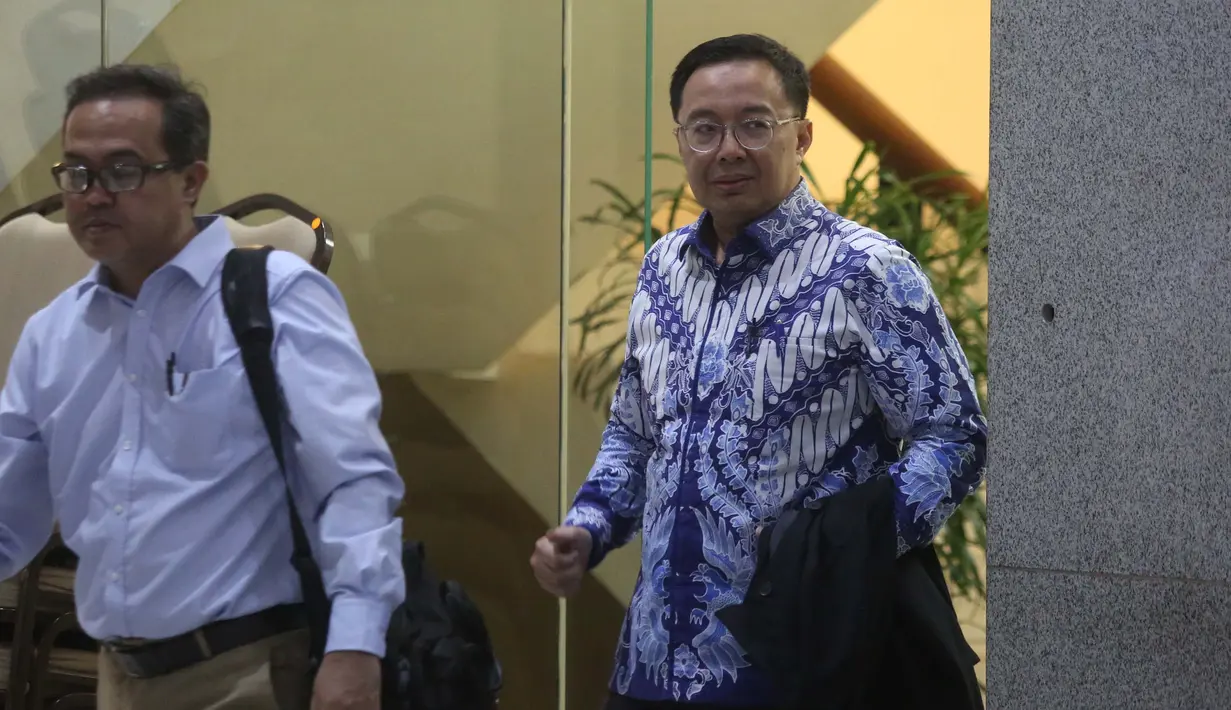 Anggota V Badan Pemeriksa Keuangan (BPK) RI Bobby Adhityo Rizaldi seusai menjalani pemeriksaan di Gedung Merah Putih KPK, Jakarta, Kamis, 16/07/2026. (KLY/Arie Basuki)
