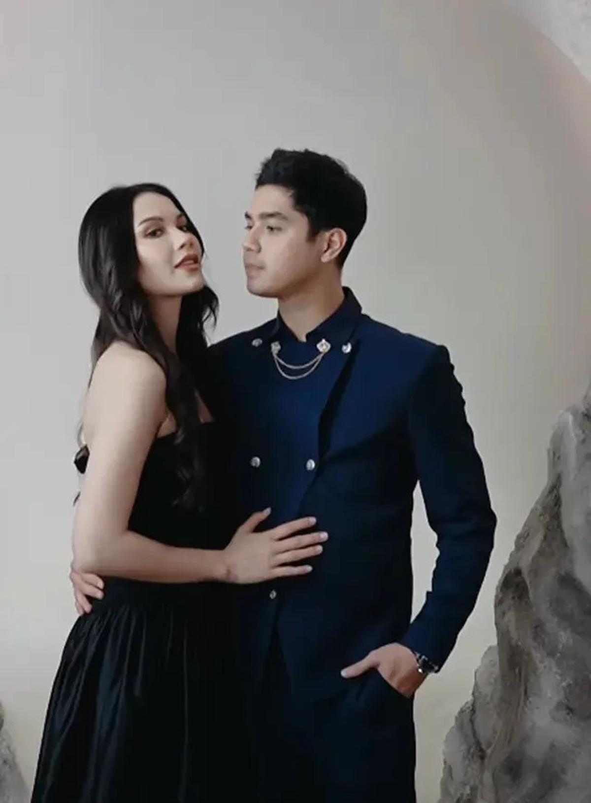 Foto Alyssa Daguise dan Al Ghazali di Resepsi Luna Maya, Bantah Kabar Hamil