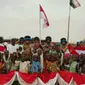 Satgas Garbha II FPU 9 Indonesia mengadakan lomba 17-an di kamp pengungsi Sudan dalam merayakan HUT RI ke-72. (aas/ninthmissioninDarfur)