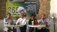 Mantan Ketua KPK Abraham Samad saat menghadiri diskusi Seleksi Capim KPK di Cikini, Jakarta Pusat. (Liputan6.com/Muhammad Radityo Priyasmoro)