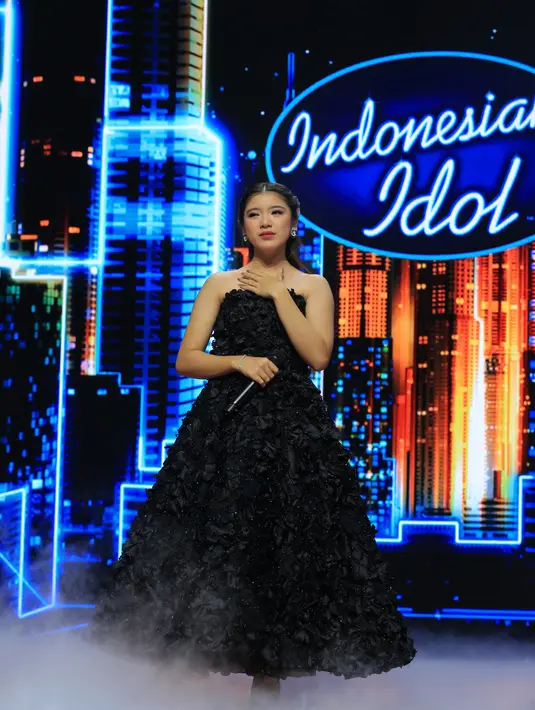 Tiara Indonesian Idol X Grand Final, Senin (24/2/2020). (Adrian Putra/Fimela.com)