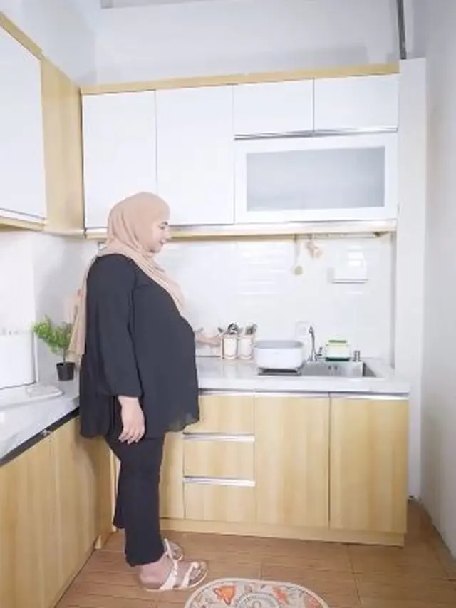 Potret dapur kotor rumah baru Tasyi Athasyia (Sumber: Instagram/@tasyiiathasyia)