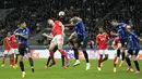 Sementara gol Benfica dicetak Fredrik Aursnes (38'), Antonio Silva (86') dan Petar Musa di masa injury time. (AP Photo/Luca Bruno)