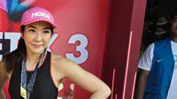 Giselle Anastasia saat Maybank Marathon 2025