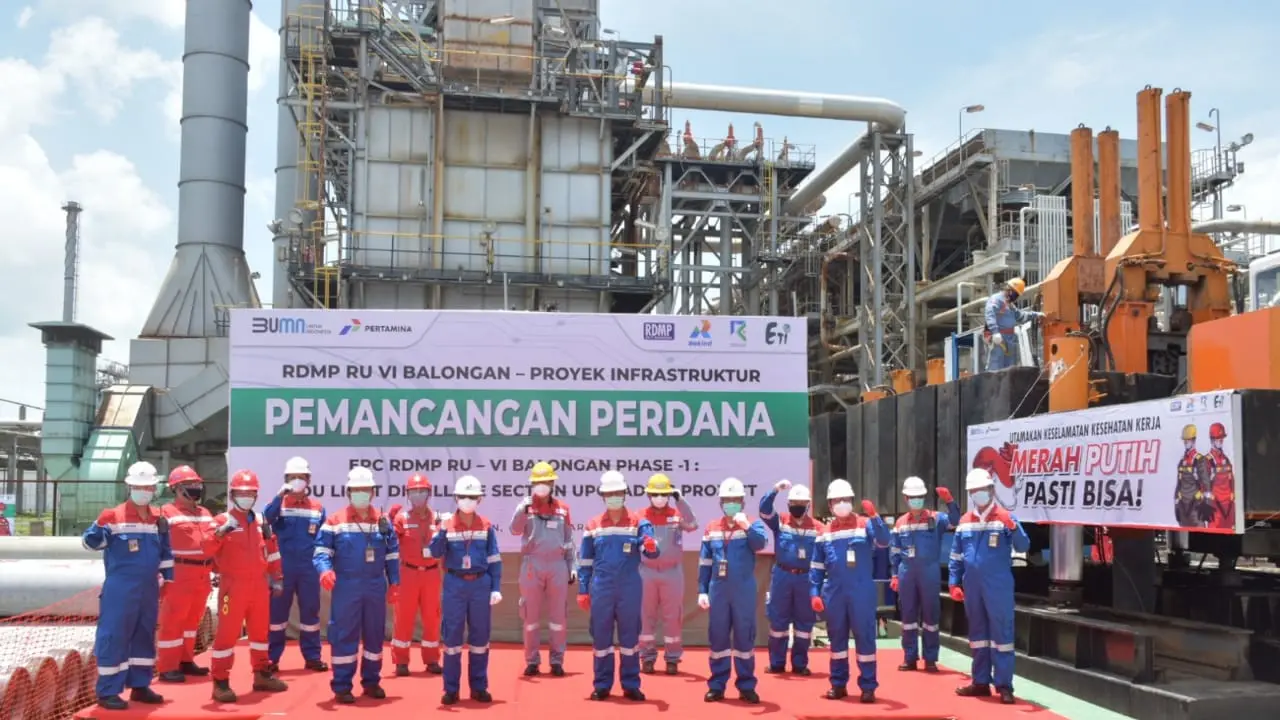 PT Pertamina (Persero) memulai pembangunan RDMP RU VI - Balongan Phase-1