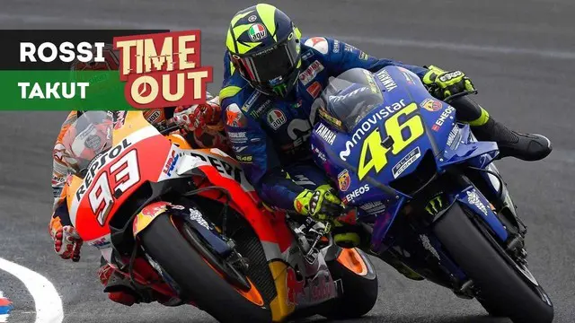 VIDEO: Valentino Rossi Takut Dekat dengan Marc Marquez