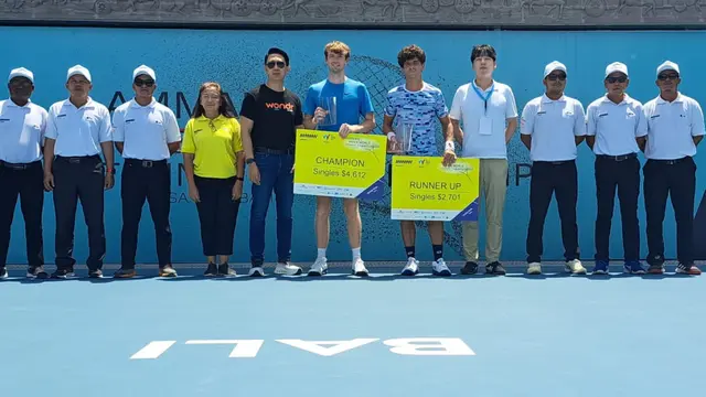 Petenis Inggris Max Basing Kawinkan gelar di Amman Men's World Tennis Championship seri keenam M-25