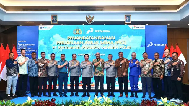 Pertamina dan Polri Tandatangani Kerja Sama Pengamanan Objek Vital Nasional