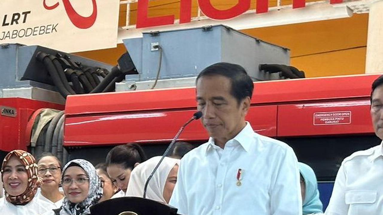 Jokowi Resmikan LRT Jabodebek, Tarif Promo Hanya Rp5.000