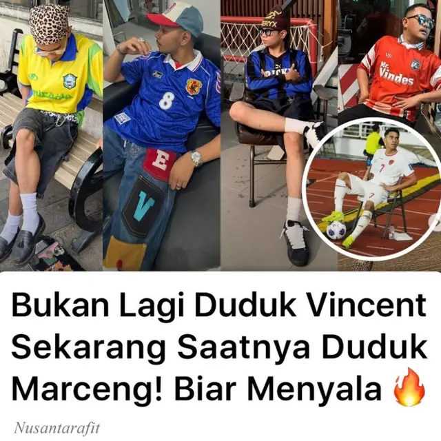 Gaya Duduk Pemain Timnas Indonesia Marselino Ferdinan Usai Cetak Gol Lawan Arab Saudi Jadi Inspirasi Pemotretan