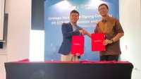 STT GDC dan APJII umumkan kerja sama strategis untuk memperluas cakupan IIX (Internet Exchange Indonesia) di area Cikarang. (Dok: STT GDC).